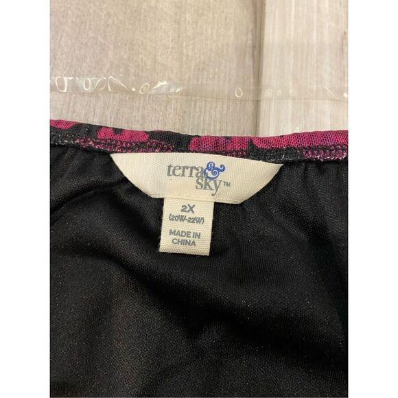 Terra & Sky plus size floral midi dress size 2X - Picture 7 of 12